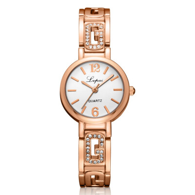 

AliExpress hot lvpai brand simple temperament alloy fashion watch fashion diamond female student bracelet watch