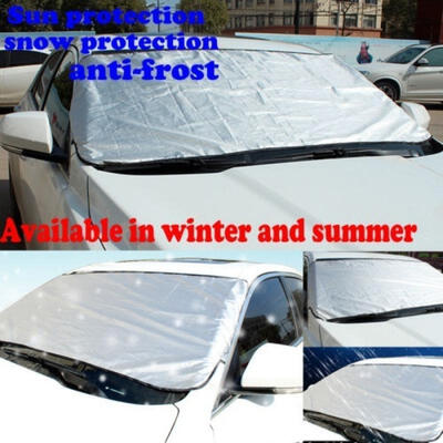 

Magnetic Car Windshield Cover SunSnow Frost Ice Cotton Window Mirror Protector