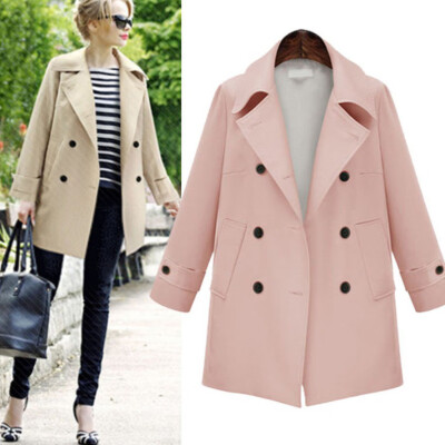 

Tailored Winter Lady Womens Warm Faux Splice Zipper Coat Jacket Outerwear