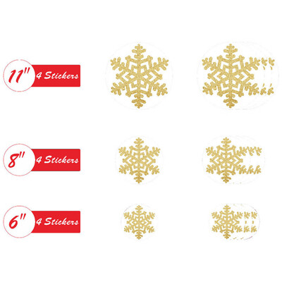 

Siaonvr Christmas New Creative Wall Stickers Self-adhesive Round Holiday Decoration