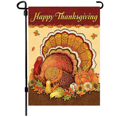 

Gobestart Thanksgiving Love Harvest Garden Banner Home Decoration Banner 30x45cm