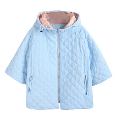 

Toponeto Women Ladies Winter Hooded Zipper Pocket Lapel Loose Hairy Cotton Clothing Coat