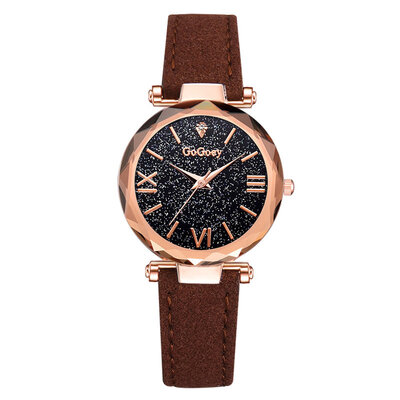

Hot Sale Women Romantic Starry Sky Wrist Watch Leather Rhinestone Designer Ladies Clock Casual Dress Gfit Zegarki Damskie