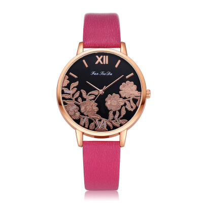 

FANTEEDA Womens Watch Fashion Flower Dial Print Watch