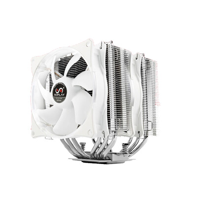 

SOPLAY V587 Radiator Two-tower 6 Copper Pipe AMDIntel Cooler Computer CPU Cooler Fan Support Intel LGA 1150115511562011 AMD FM