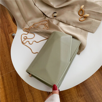 

Small bag female new Korean version of the personality shoulder bag wild Messenger chain small square bag tide