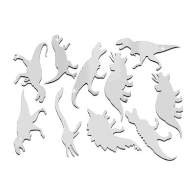 

10pcs DIY Wall Sticker Dinosaur Mirror Stickers Kid Bedroom Home Decoration