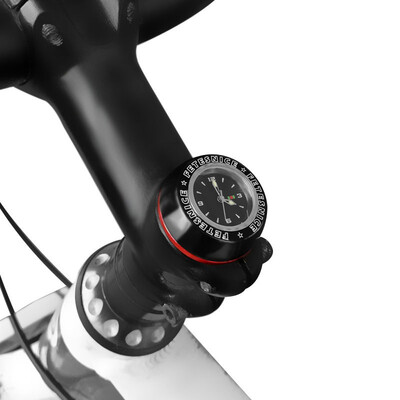 

1pc Outdoor Bike Bicycle Headset Vehicle Clock Top Cap Stem Cover Watch Cycling