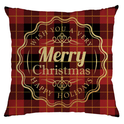 

Tailored Christmas Pillow Cover Pillowcases Decorative Sofa Cushion Cover 45x45cm