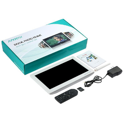 

Andoer 116 Inch Digital Photo Picture Frame FHD 19201080 IPS Screen Support CalendarClockMP3Photos1080P Video Player with