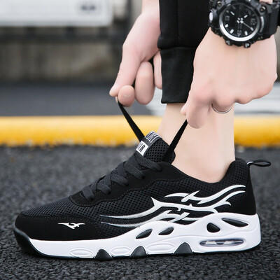 

Street fashion sports mens shoes breathable mesh cushion cushioning running shoes