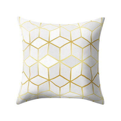 

〖Follure〗Rose Black Gold Cushion Cover Square Pillowcase Home Decoratio