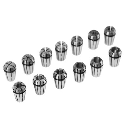 

13pcs Precision Spring Collet Set Professional Chuck Collets for CNC Milling Lathe Accessories Tool 1mm 15mm 2mm 25mm 3mm 3