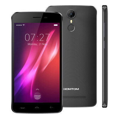 

HOMTOM HT27 Smartphone 3G Phone 55inch HD Screen 1280720pixel MTK6580 Quad Core 13GHz CPU Android 60 OS 1GB RAM 8GB ROM 80MP