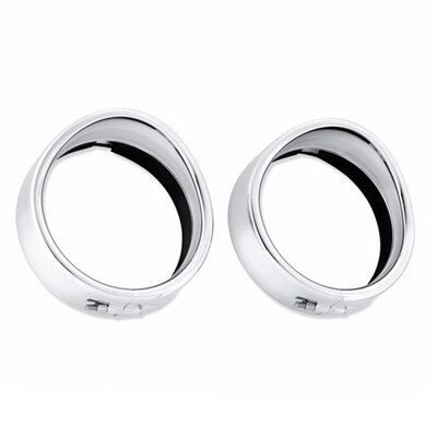 

2pcs Motorcycle 45 Inch Fog Lamp Light Protection Ring Cover Decor Lamp Shade