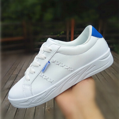 

2018 tide shoes mens casual sports flat shoes white Korean version of the trend of mens shoes youth board shoes mens casual sho