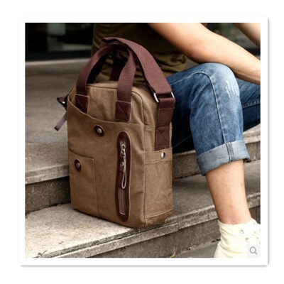 

New mens shoulder bag for Ipad canvas Messenger bag lightweight waterproof Messenger bag casual