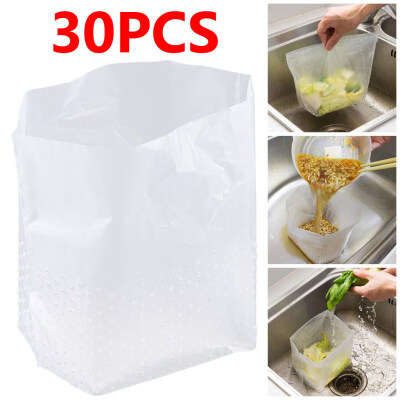

30Pcs Polyethylene Kitchen Garbage Filter Bag Sink Drain Hole Trash Strainer
