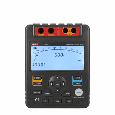 

UNI-T UT512 Digital Insulation Resistance Tester Meter Megohmmeter Low Ohm Ohmmeter Voltmeter Auto Range 2500v Usb Interface ohm