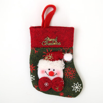 

Santa Claus Reindeer Christmas Socks Xmas Tree Hanging Decoration Home Ornaments
