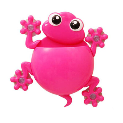 

Gobestart Cute Cartoon Kids Toothbrush Toothpaste Holder Wall Mounted Suction Cup Bathroom Decor