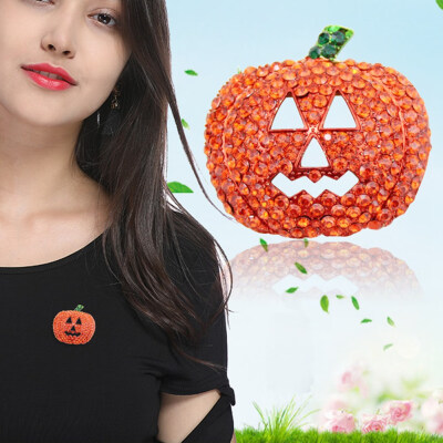 

New Halloween Point Drill Halloween Pumpkin Brooch Pins