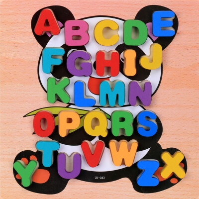 

Gotoamei Wooden Kids Numbers&letters Jigsaw For Education And Learning Puzzles Toy