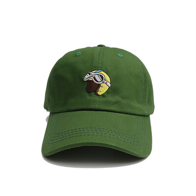 

Hat female summer student couple cartoon embroidered baseball cap mens ins duck tongue hat Korean version of the sun shade hat