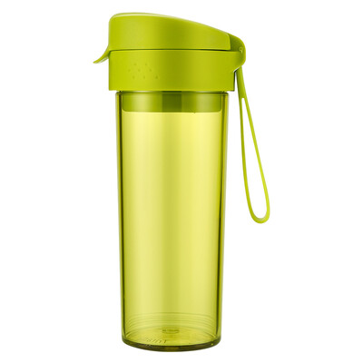 

Fuguang Tritan Material Bifidophenol A Freehand Tea Cup Silicone Strap 304 Filter Plastic Colorful Cold Water Cup 580ML Grass Green WFS1028-580