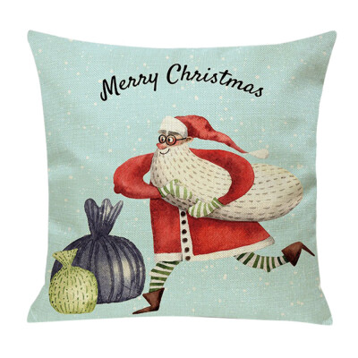 

Tailored Christmas Tree comfortable Sofa Festival Square Pillowcase Cushion