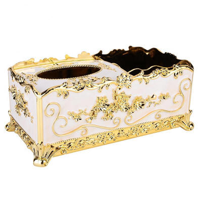 

Greensen European Exquisite Metal Tissue Case Box Holder House Hotel Decoration Supplies