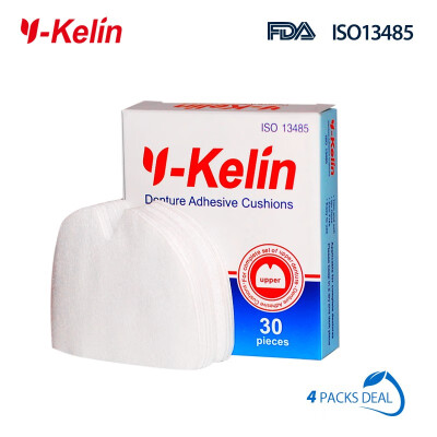 

Y-Kelin Denture Adhesive CushionUpper 30 pads for upper false teeth upper denture upper jaw