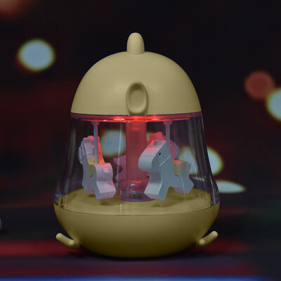 

〖Follure〗Lovely Cute Merry-go-round Music Night Light Bedroom Decor Mini LED Lamp
