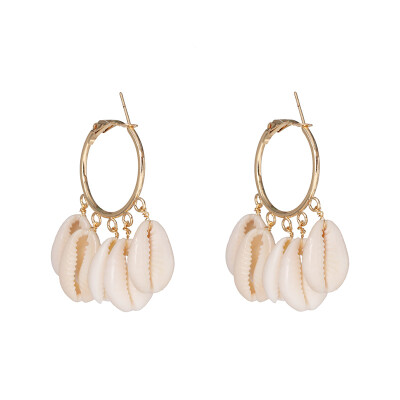 

Bohemian Real Sea Shell Drop Earrings for Women Handmade Dangle Earrings Party wedding Jewelry Statement Earrings