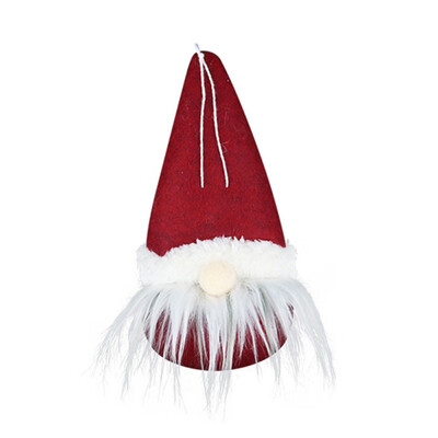 

Merry Christmas Hanging Santa Doll Decoration Ornaments Portable Faceless Doll Hanging Decoration Festive Party Supplies