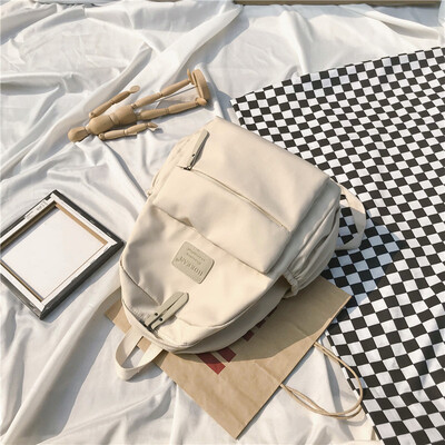 

Fashion junior high school students schoolbag Korean version of high school insfeng college students set up double shoulder bag fe