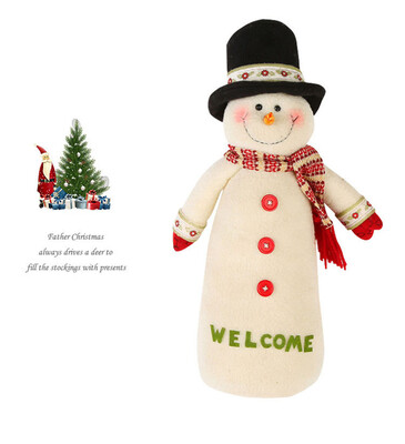 

Tailored Christmas 38cm Snowman Hat Stuffed Toys Plush Toy Doll Decorate Christmas Gift
