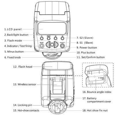 

Viltrox JY-610 II Univeral On-camera Mini Flash Speedlite for Nikon D3300 D5300 D7100 Canon 5D Mark II III DSLR Cameras