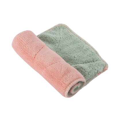 

Toponeto Nonstick Oil Coral Velvet Hanging Hand Towels Kitchen Dishclout