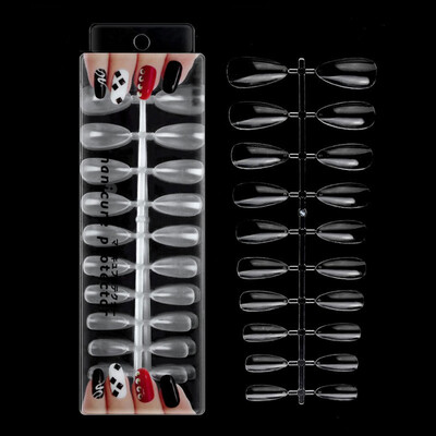

Toponeto Water Drop Traceless Nail Film Thin Tip Transparent Nail Film 500 Pcs Mount Patch