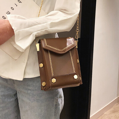 

Chic chain small bag female 2019 new Korean version of the wild fashion Messenger bag ins super fire shoulder small square bag