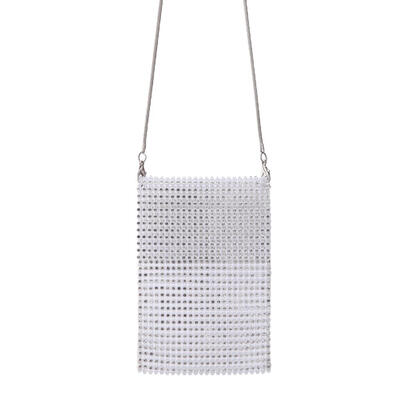 

Rhinestone Shoulder Messenger Handbags Women Small Crossbody Phone Bags