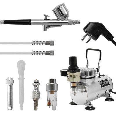 

Portable Spray Pump Pen Air Compressor Set for Art Painting Craft Cake Spray Model Beautiful Airbrush Kits