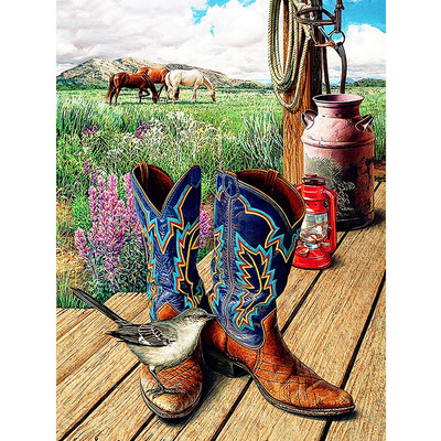 

Diamond Embroidery Nature Boots Pictures Of Rhinestones Diamond Painting With Square Stones Cross Stitch Cartoon Hobby