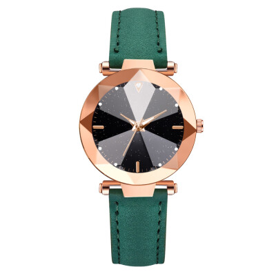 

Diamond dial dial prismatic mirror ladies watch fashion watch