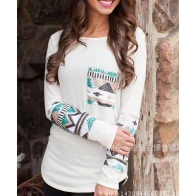 

New Fashion Womens Ladies Long Sleeve Lace Tops Summer Casual Shirt Tops Blouse