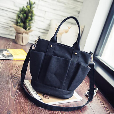 

Tailored Foreign Trade Women Bag Lantern Type Duogon Canvas Bbag Handbag Tote Bag WH