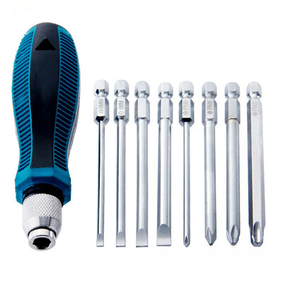 

9X Mutifunction Magnetic Screwdriver Set Precision Slotted Star Bits Repair Tool