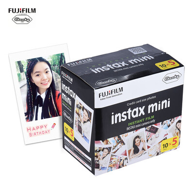 

Fujifilm Instax Mini 50 Sheets White Film Photo Paper Snapshot Album Instant Print for Fujifilm Instax Mini 7s825909