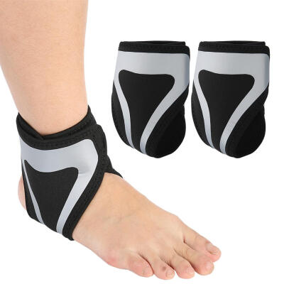 

Greensen 1 Pair Ankle Support Brace Adjustable Foot Achilles Strap Bandage Ankle Support Protector for Sport Fitness Gym Running